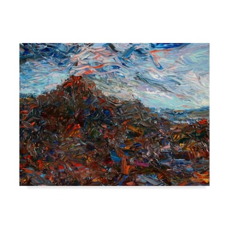James W. Johnson 'Volcano' Canvas Art,35x47